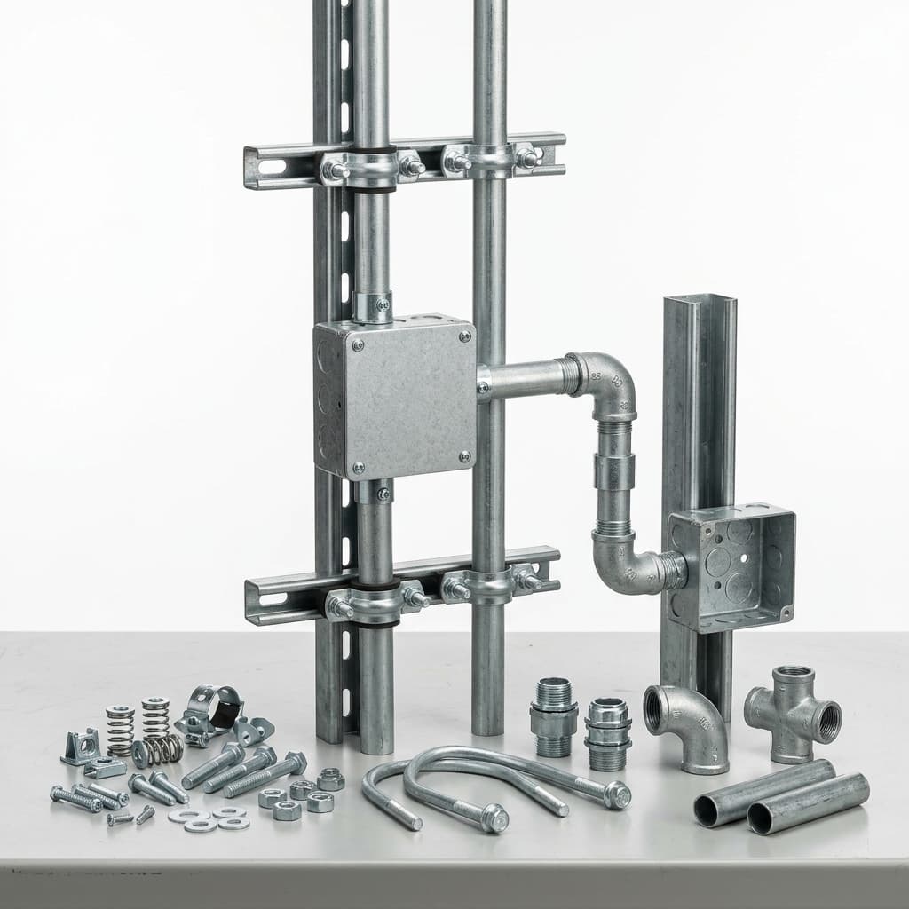 GALVANIZED CONDUITS & FITTINGS