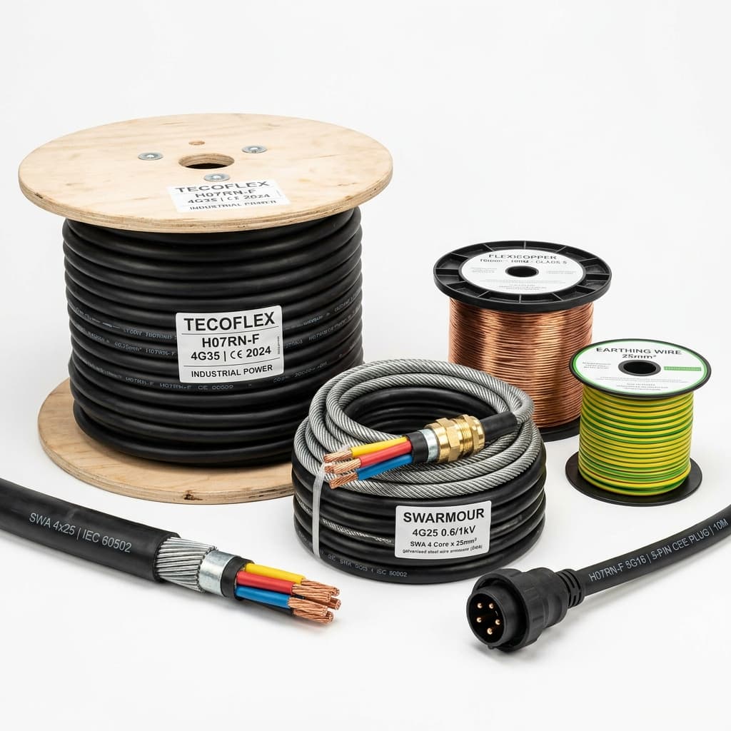 ARMORED POWER CABLE SPOOLS